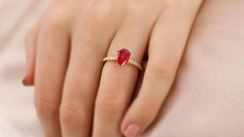 Ruby Engagement Ring