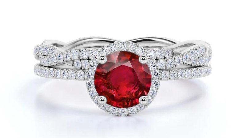 ruby engagement ring