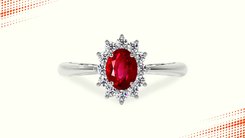 princess Diana replica ruby ring