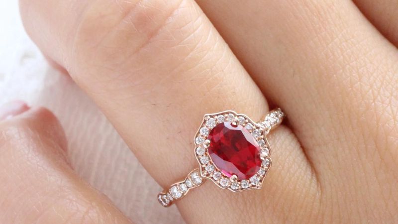 Ruby Engagement Ring