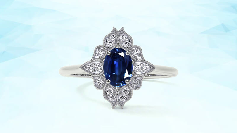 vintage/antique cut engagement ring