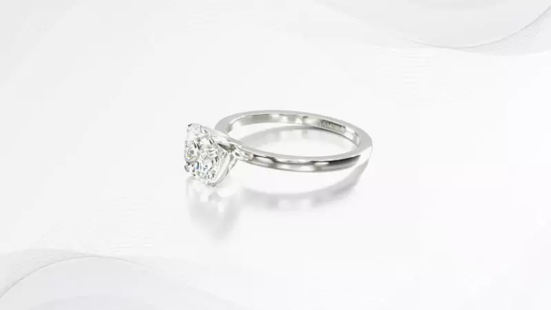 Cushion Cut Sapphire Engagement Ring