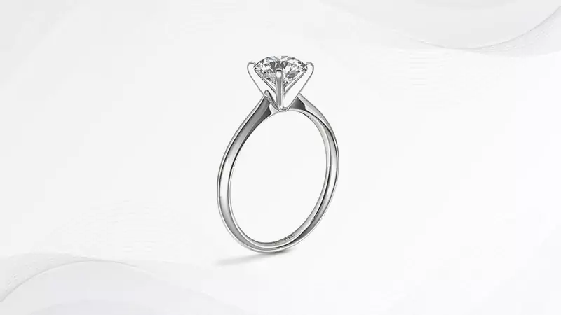 Petite Solitaire Engagement Ring