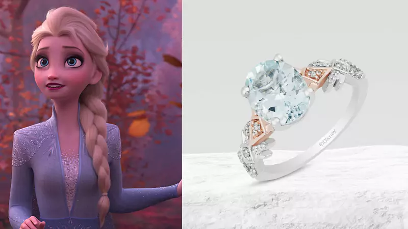 Elsa’s engagement ring