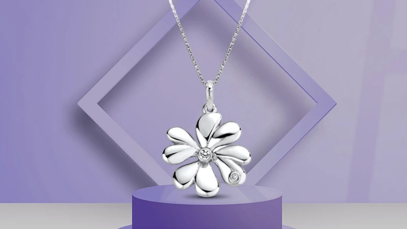 Four-Leaf Clover Diamond Charm Pendant