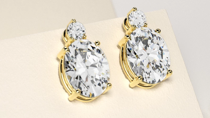 dazzling diamond earrings