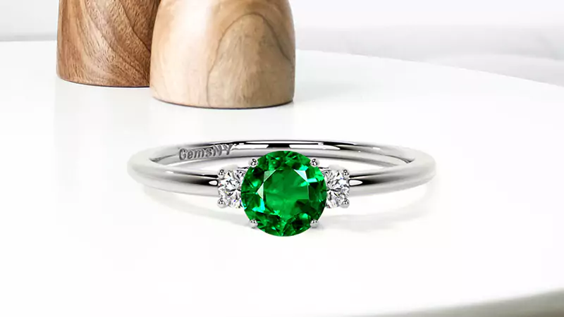  three stone engagement ring