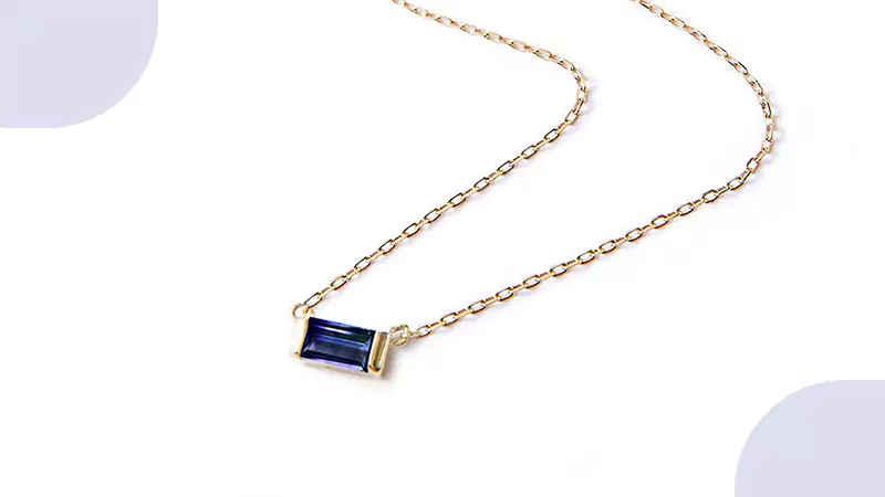 AMYO sapphire necklace