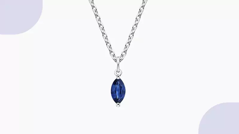 Brilliant Earth sapphire necklace