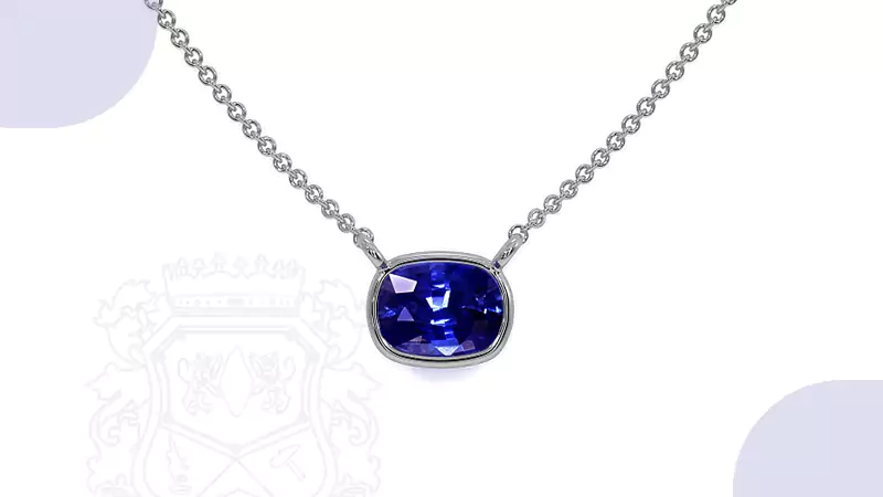 Natural Sapphire Company sapphire necklace