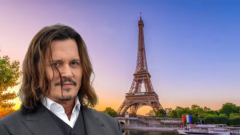 Greek Island, Paris’s Eiffel tower, and actor Johnny Depp