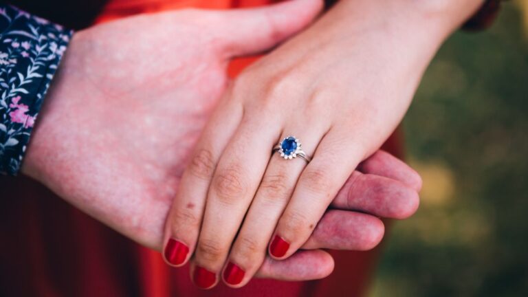 Sapphire Engagement Ring