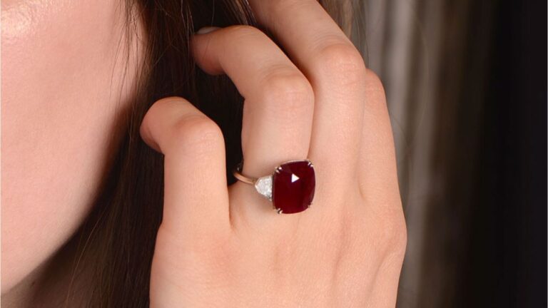 Burmese Ruby Ring