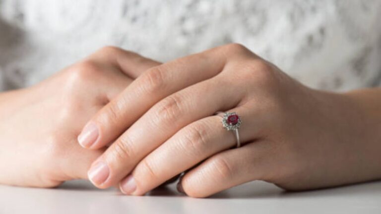 Ruby Engagement Ring