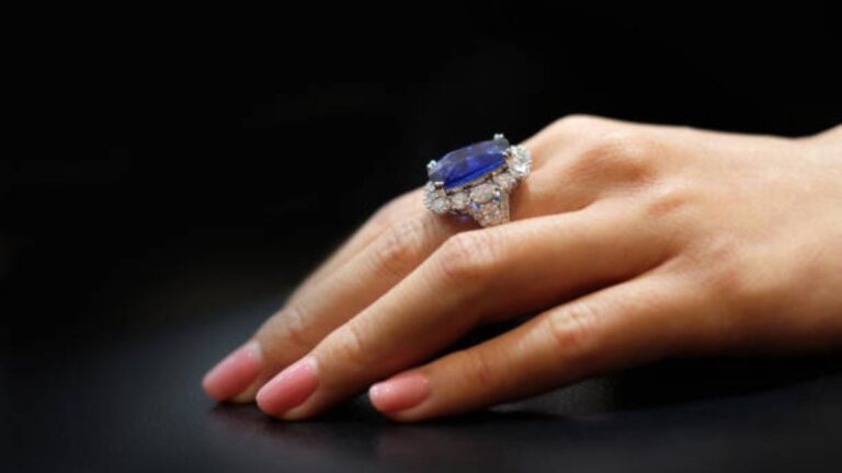 Vintage Sapphire Engagement Ring