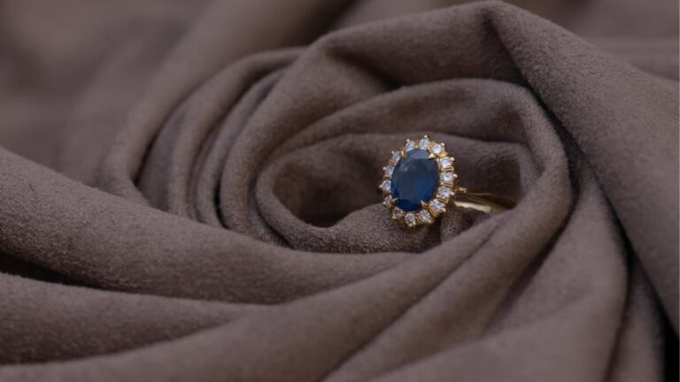 Unique Sapphire Engagement Ring
