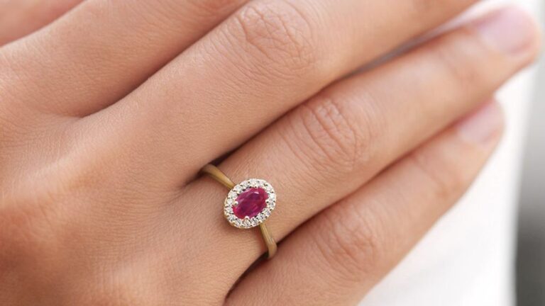 Ruby Engagement Rings