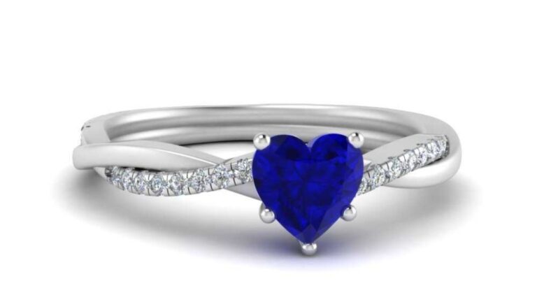 Solitaire Sapphire Rings