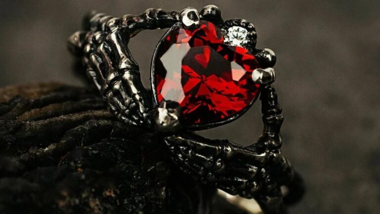 ruby engagement ring