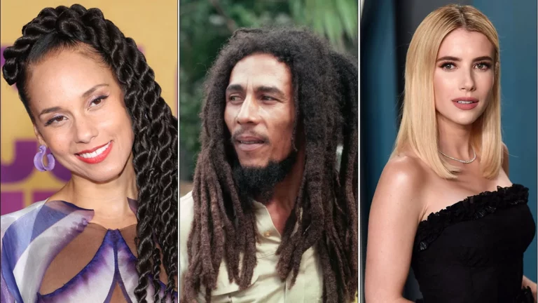Alicia Keys Bob Marley and Emma Roberts - Aquarius Celebrities
