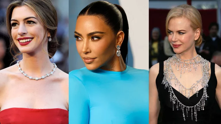 Three Celebrities Diamond Jewelry